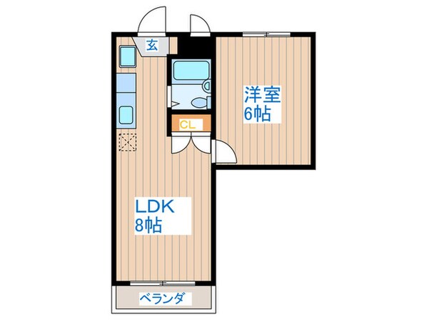 リブイン世田谷の物件間取画像